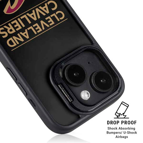 NBA Cleveland Cavaliers Standard - Blue iPhone 14 Kickstand Case